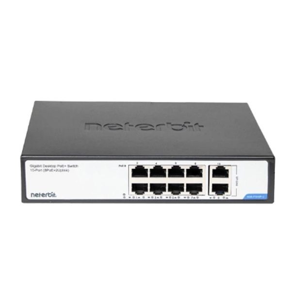 سوئیچ 10 پورت POE نتربیت مدل Neterbit NGS-F1010P-C